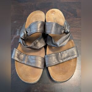 Naot Bronze Twist Sandals, Women's 39